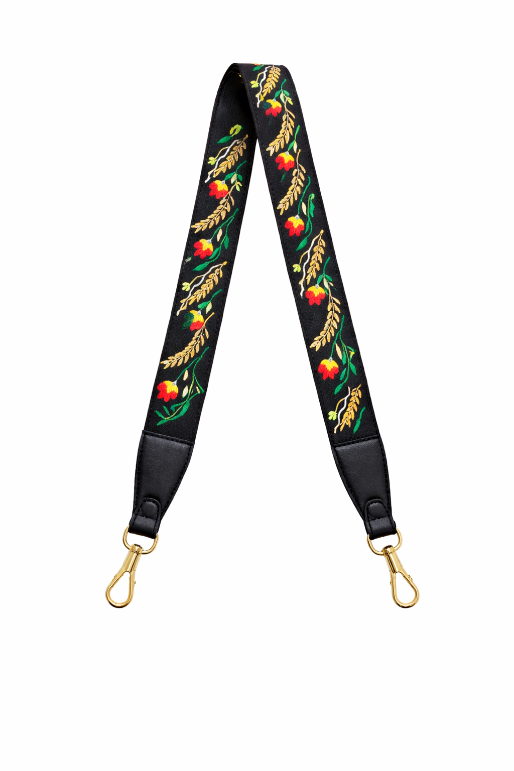 Artisan Bloom Embroidery Shoulder strap